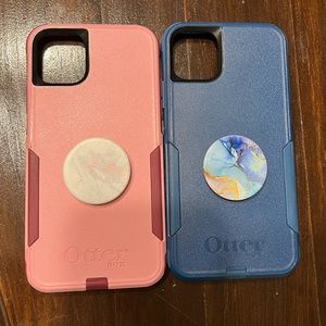 Lot of 2 iPhone 11 Pro Max Otterbox Defender Cases!